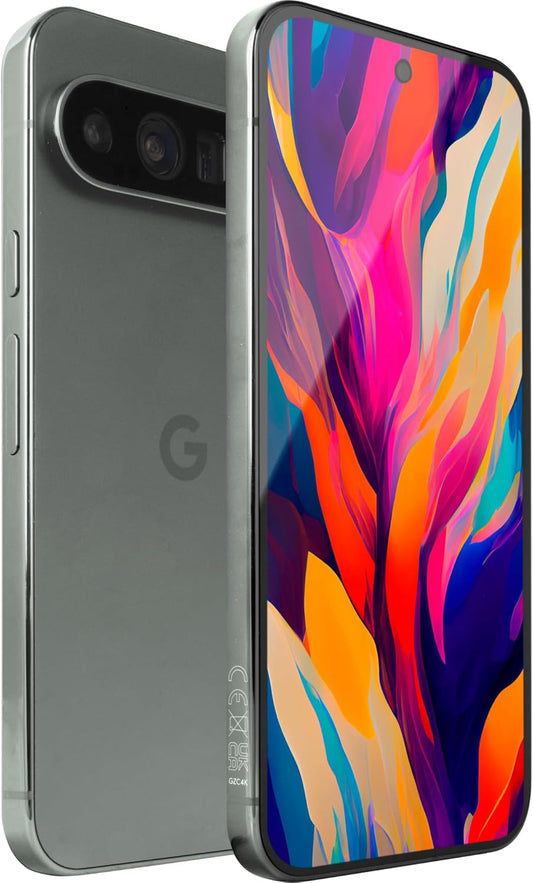 Google Pixel 9 Pro XL – Android-Smartphone mit Gemini ohne SIM-Lock, Dreifach-Rückkamerasystem, 24 Stunden Akkulaufzeit und EIN 6,8 Zoll großes Super Actua-Display – Hazel, 256GB