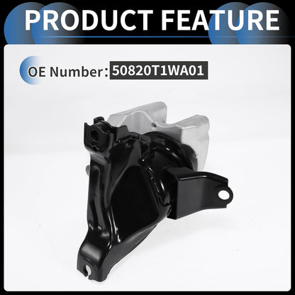 Motorsteun Motorbevestiging No.50820T1Wa01 Voor Honda Cr-V 2012-2016 Zwart Zilveren Toon 1 Stuk