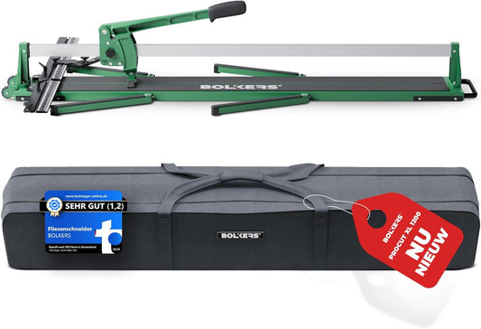 ProCut XL 1200 tegelsnijder - tegelsnijder met 1200mm snijlengte - precieze sneden dankzij hardmetalen snijwiel met kogellager - tegelsnijmachine met magnetische breekstempel