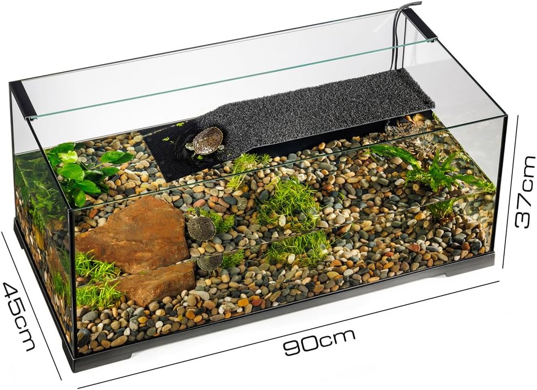Exo Terra Turtle Haven Aquatisch Terrarium - 90 x 45 x 37cm