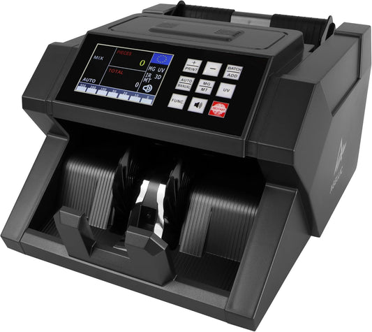Geldtelmachine – Biljettelmachine – Biljettenteller – Geldteller – Valsgelddetector – 6-Voudige Valsgelddetectie – 900 Biljetten Per Minuut