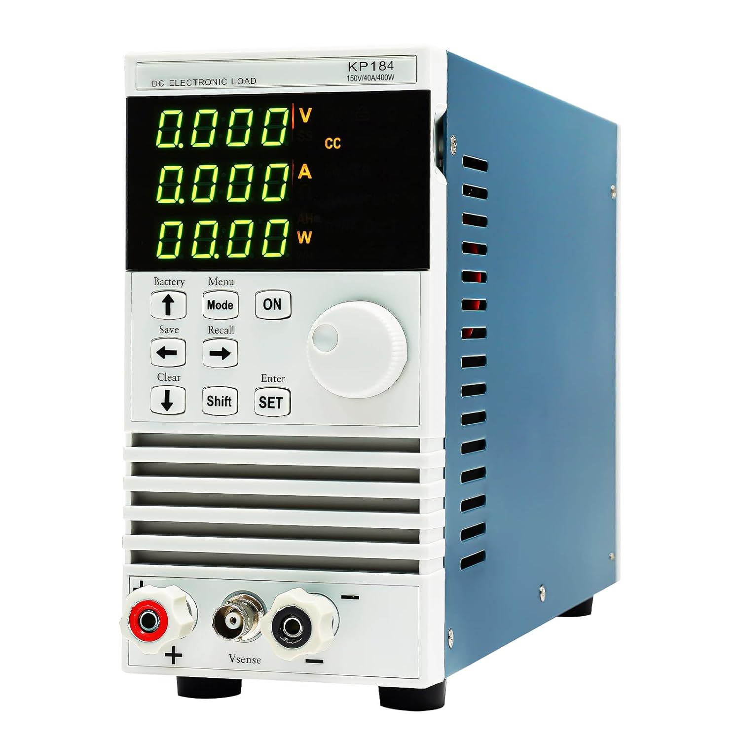 KP184 Electronic Load Tester, 400 W, 150 V, Single Channel Electronic Charge Tester, CC/CV/CW/CR 4 Load Modes, DC Electronic Load Tester for LED Lighting, Power Source, Charger, - QUORE