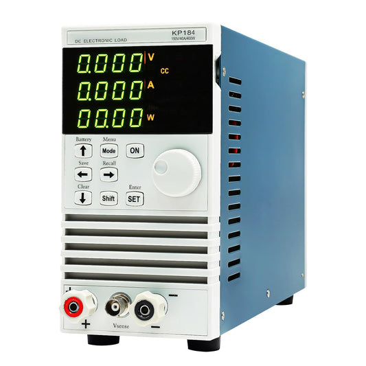 KP184 Electronic Load Tester, 400 W, 150 V, Single Channel Electronic Charge Tester, CC/CV/CW/CR 4 Load Modes, DC Electronic Load Tester for LED Lighting, Power Source, Charger, - QUORE
