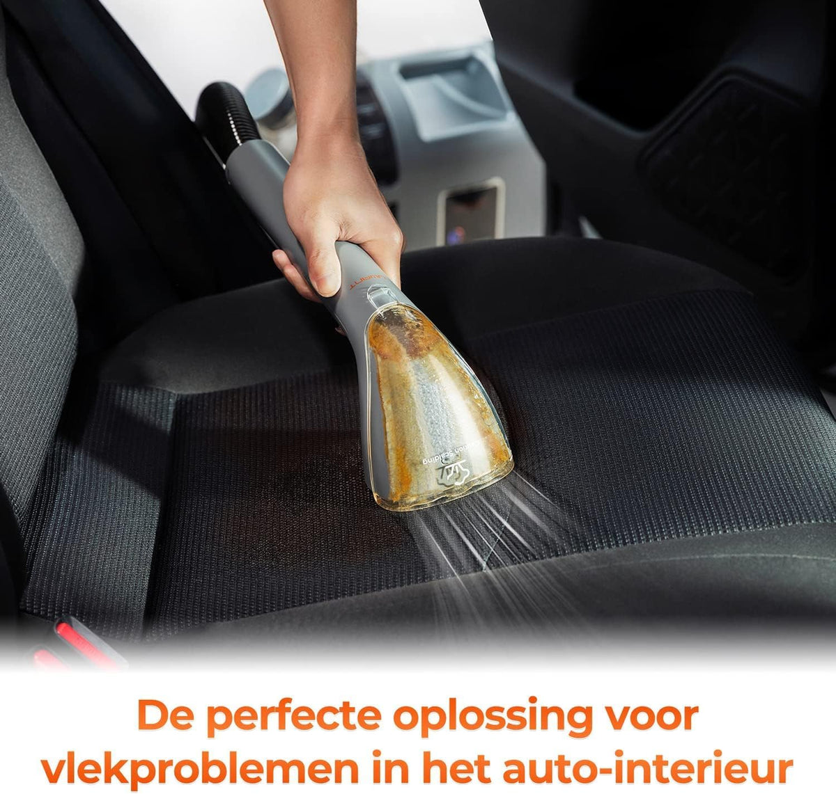 Stof- En Vlekverwijderaar – Tapijtreiniger – Bankreiniger – Gordijnreiniger – Textielreiniger – Krachtige Zuigkracht 12000Pa – Stoomfunctie 99°C