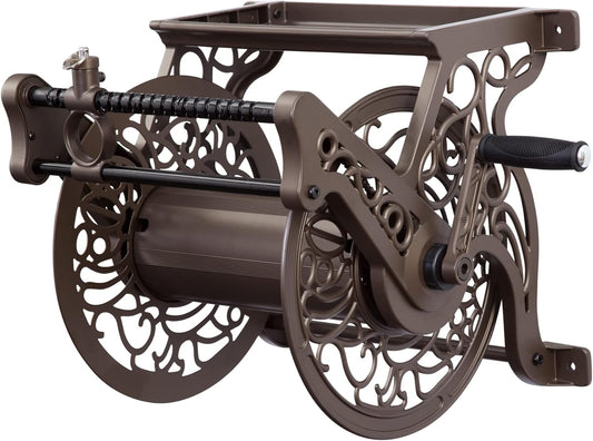 Liberty Garden 707 decoratieve wandmontage tuingids slanghaspel brons