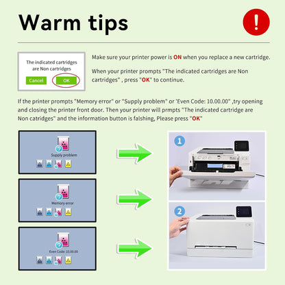 Compatibele Tonercartridge – Toner Set – Printcartridge – Lasertonercartridge – Toner Cartridge – Hoge Paginaopbrengst Tot 2400 Prints – Ingebouwde Chip Voor Eenvoudige Installatie