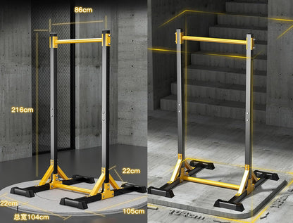Pull Up Station - Pull Up Bar Vrijstaand, Gym Apparatuur voor Thuis, Dragende 200kg