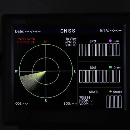 Marine Plotter 10 4 inch LCD Scherm Waterdicht met Geluidsalarm Compatibel met XINUO-MAP en C-Map Kaartsystemen voor Nauwkeurige Scheepsnavigatie