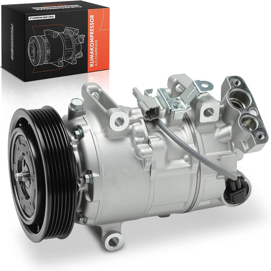 Frankberg Airconditioning Compressor compatibel met Grand Scénic III JZ0/1 1.5L 1.6L 2009-2022 M.e.g.a.n.e CC EZ0/1 1.5L 1.6L 2010-2022, vervanging # 8200939386
