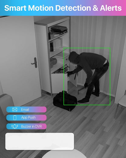 Buitencamera Set – Beveiligingscamera – Domecamera – Videobewakingssysteem – CCTV Camera – Full HD 1080P Beelden – 24 Meter Infrarood Nachtzicht