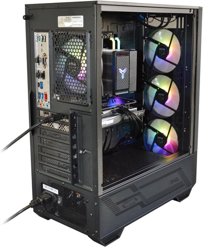Next Spike 27 Desktop-gaming-pc, Intel Core i5 12400F, RAM 16 GB DDR4, 1 TB SSD Nvme, Nvidia GeForce RTX 4060, Windows 11
