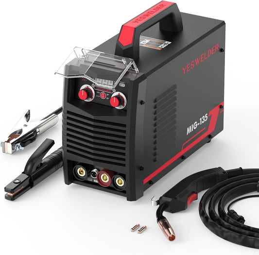 YESWELDER 135Amp MIG Lasser Gasloze 230V Flux Kern Lasapparaat Flux MIG/Lift TIG/Stick 3-in-1 Lasmachine IGBT Inverter Lasser