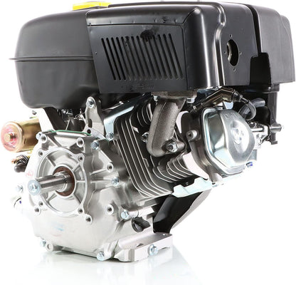 LIFAN 190 FD-B E-Start benzinemotor met 15 pk 1-cilinder voor kleine machines en karts, luchtgekoelde 4-taktmotor met 25 mm krukas, OHV-kleppenaandrijving en 420 cc cilinderinhoud