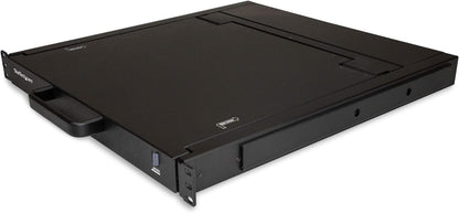 StarTech.com Rekbeugel KVM-console - Single Port VGA KVM met 17" LCD-monitor voor serverrek - volledig uitgeruste universele 1U LCD KVM-lade met kabels en hardware - USB-ondersteuning - 50.000 MTBF (RKCONS1701)