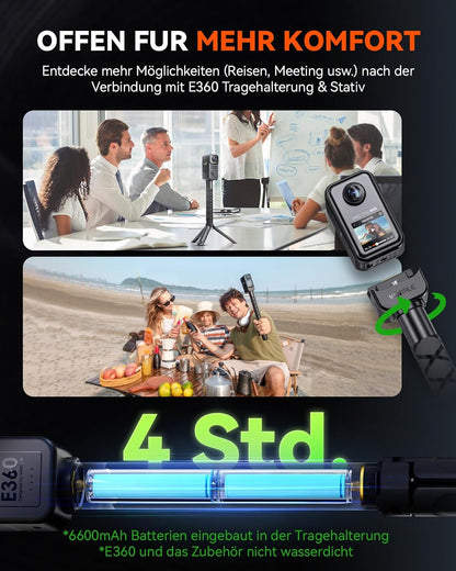 Dashcam – Autocamera – Auto Camera – Rijcamera – Rijregistratie Camera – 3-Kanaals 5.2K Panorama + 1944P – Dubbel STARVIS 2 HDR Nachtzicht