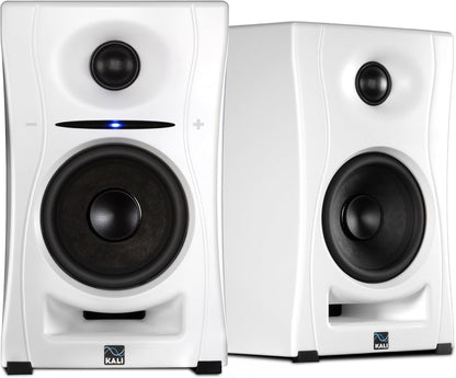 Kali Audio LP-UNFW-EU Near Field Monitor, 160 watt, geluidssysteem, studiomonitor, limietequalizer, hifi-connectiviteit met Bluetooth/USB-C, TRS, RCA, wit