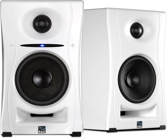 Kali Audio LP-UNFW-EU Near Field Monitor, 160 watt, geluidssysteem, studiomonitor, limietequalizer, hifi-connectiviteit met Bluetooth/USB-C, TRS, RCA, wit
