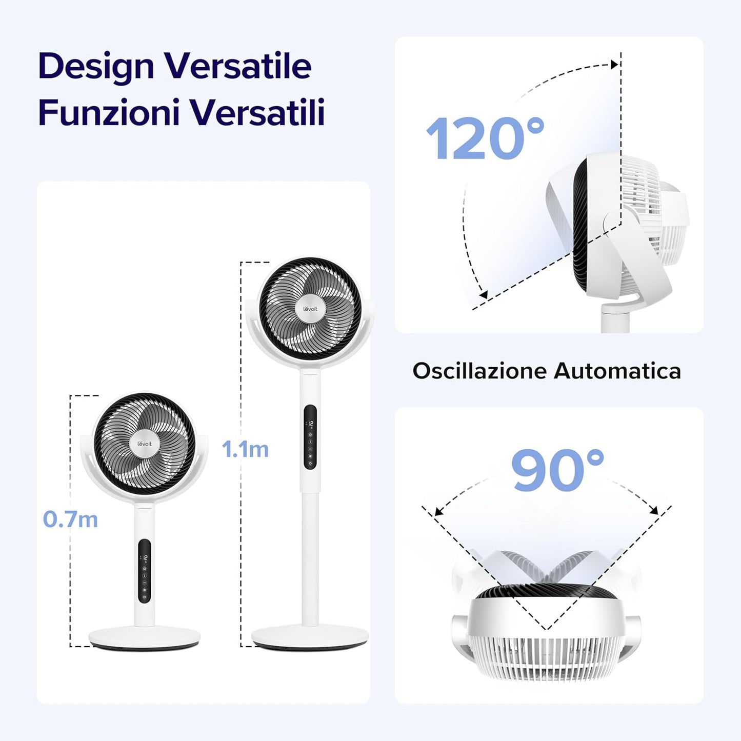 LEVOIT Staande ventilatoren LPF-R432-WEU