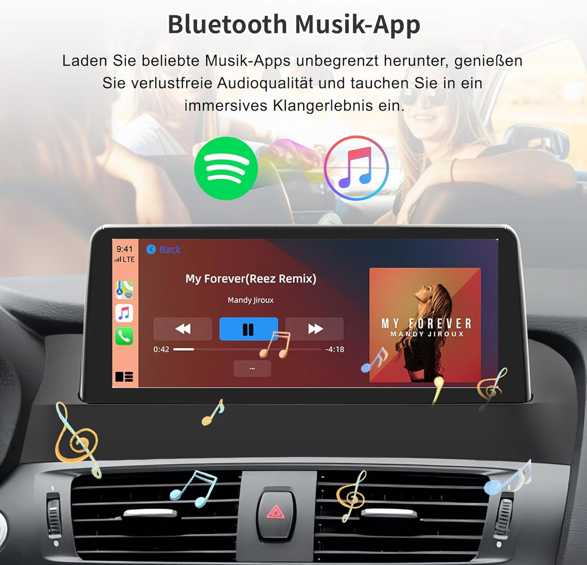 10.25 inch Android 14 Car Radio for BMW X3/X4 F25/F26 (NBT System 2014-2016) | 8-core 4+64GB | Wireless CarPlay, Android Auto, MirrorLink | HD Touch Screen, OEM Retained, Steering Wheel Control - QUORE