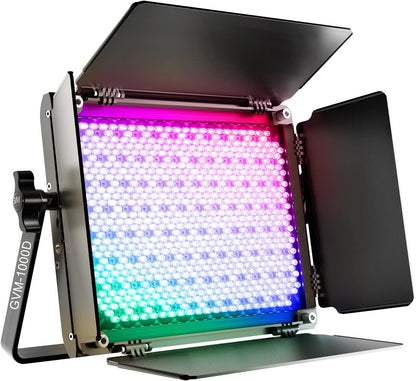 RGB Led-videolamp – Videolicht – Videoverlichting – Studiolamp – Fotolicht – 1 Lichtpaneel – App-bediening – 8 Scènemodi