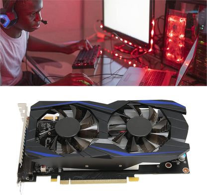 550Ti 6GB Gaming Grafische Kaart, 192BIT GDDR5 PC Videokaart met Dual Fans, HDMI VGA DVI Interface voor Desktop Computer Gaming GPU (GTX550Ti 6GB)