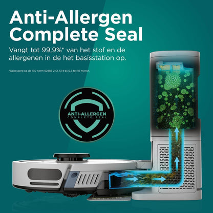 Robotstofzuiger – Robotdweil – Automatische Stofzuiger – Dweilrobot – Vloerreiniger – 360° LiDAR Mapping – Anti Hair Wrap Borstels