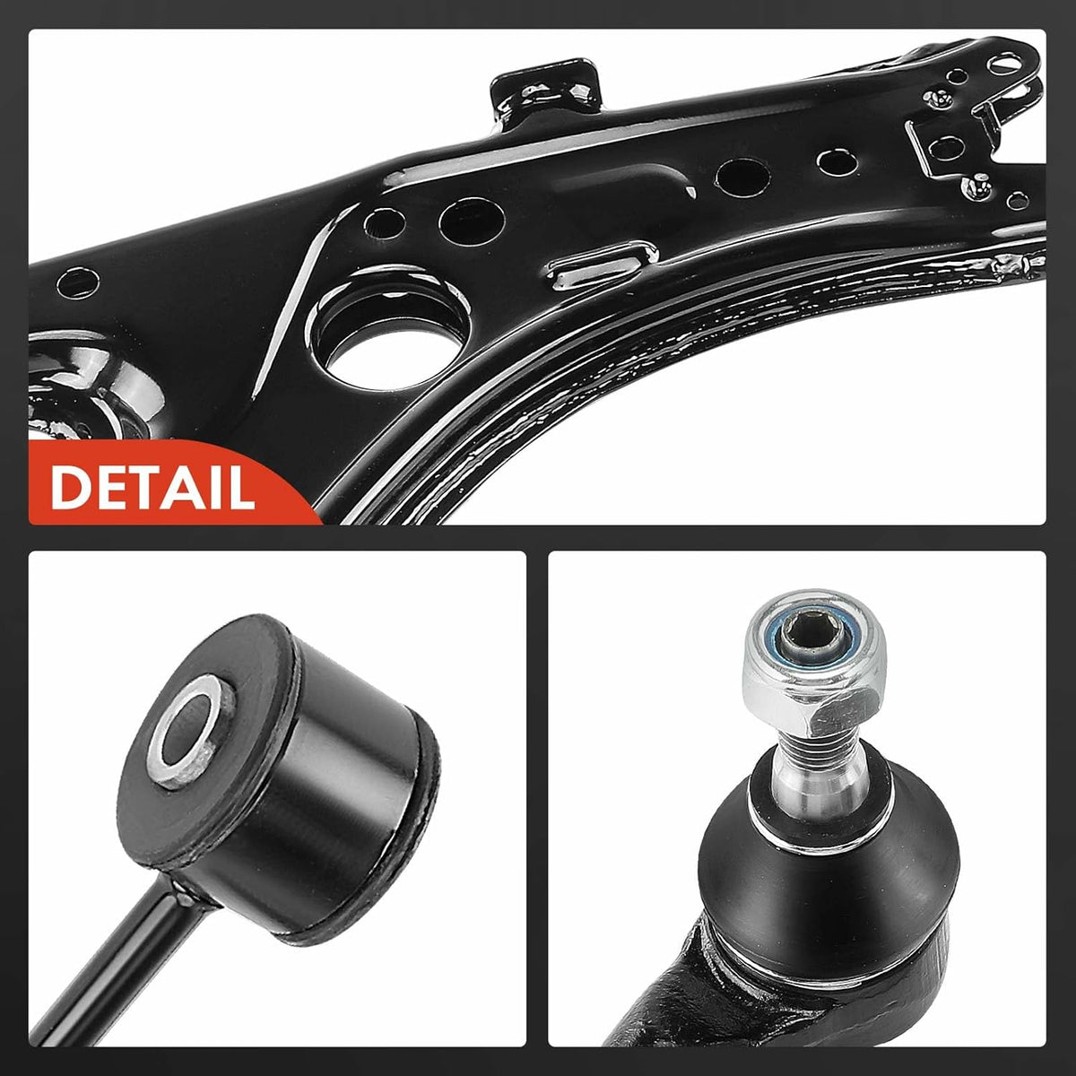 Frankberg 8x Wishbone set vooras Compatibel met A3 8L1 1.6L-1.9L 1997-2003 Leon 1.4L-1.9L 1999-2006 Oc.ta.v.ia 1.4L-2.0L 1996-2010 Golf IV 1J1 1.4L-2.3L 1998-192005 Vervanging # 1J0411315