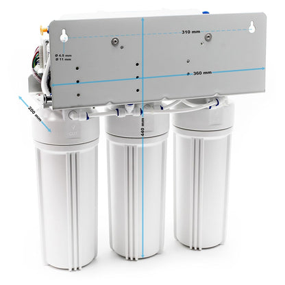 Naturewater omgekeerde osmose RO 190 l/dag NW-RO50-D1 osmose demineralisatie