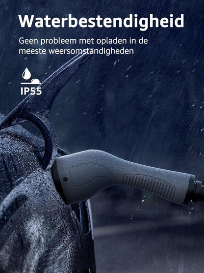 Bokman Type 2 Laadkabel, 22 kW / 32A / 3 Fase / 8M / Modus 3, Type 2 naar Type 2 EV Oplaadkabel Elektrische Auto Laadkabel voor EV & PHEV