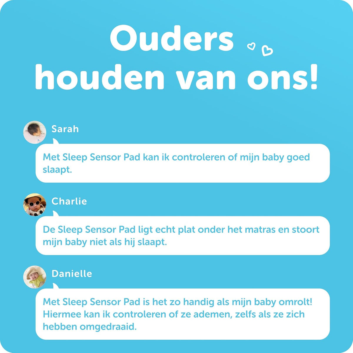 CuboAi Sleep Sensor Pad - Real-time baby microbeweging tracking & bewegingsdetectie met proactieve AI babyveiligheidswaarschuwingen, contactloos | Moet worden gecombineerd met CuboAi slimme babyfoon