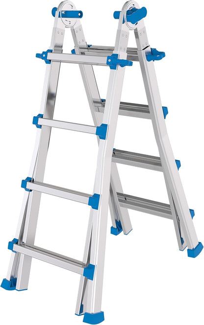 Colombo Telescopische ladder van aluminium Eiffel 4+4