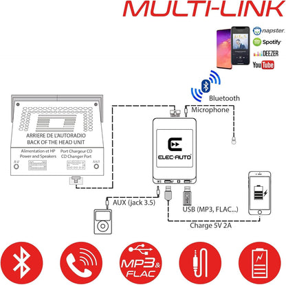 Interface MULTI-LINK-PSA-CAN