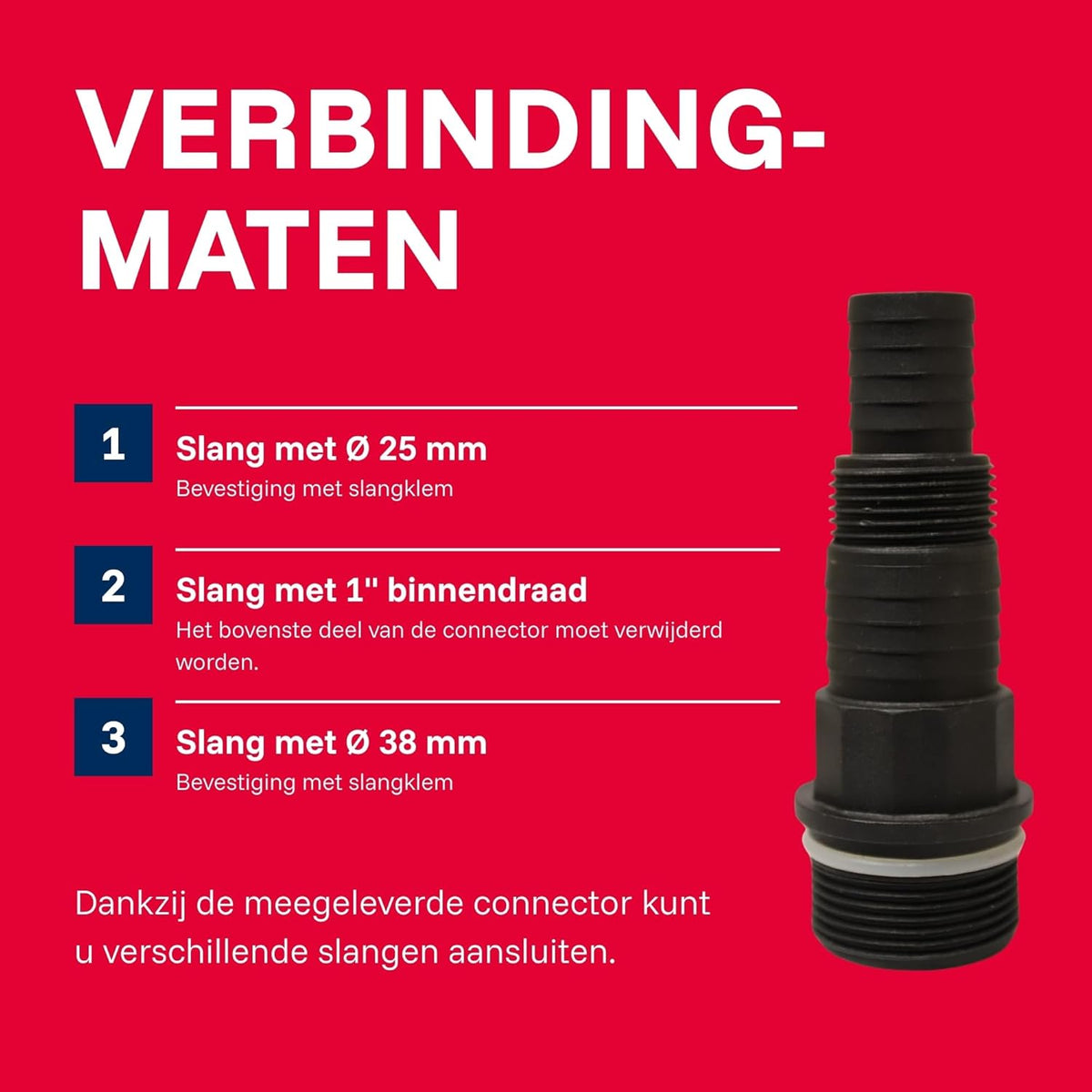 T.I.P. SaltOne 1600 I-PX DUO Dompelpomp voor zout water, debiet tot 16.000 l/u, max. opvoerhoogte/max. druk 10 m/1,0 bar, vloeistoffen tot 50°C, voor sop, ca. 4 min. tot 90 °C mogelijk