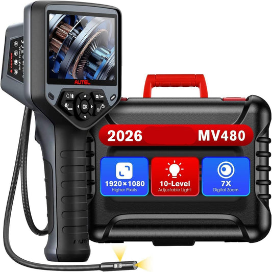 Inspectiecamera – Endoscoop – Videoscoop – Diagnostische Camera – Endoscoopcamera – Dubbele Camera’s – 4,1” LCD Scherm met Audio-opname - QUORE