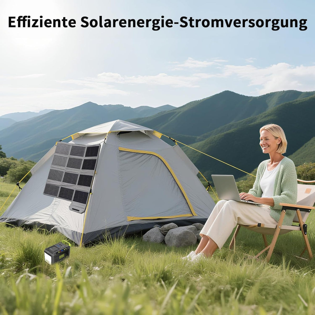 Draagbaar zonnepaneel, 120 W, 19 V, opvouwbare zonne-oplader met 7-in-1 zonnestekker, IP65 waterdicht, campingzonnepaneel voor draagbare krachtcentrale, smartphone, pc, camping, wandelen