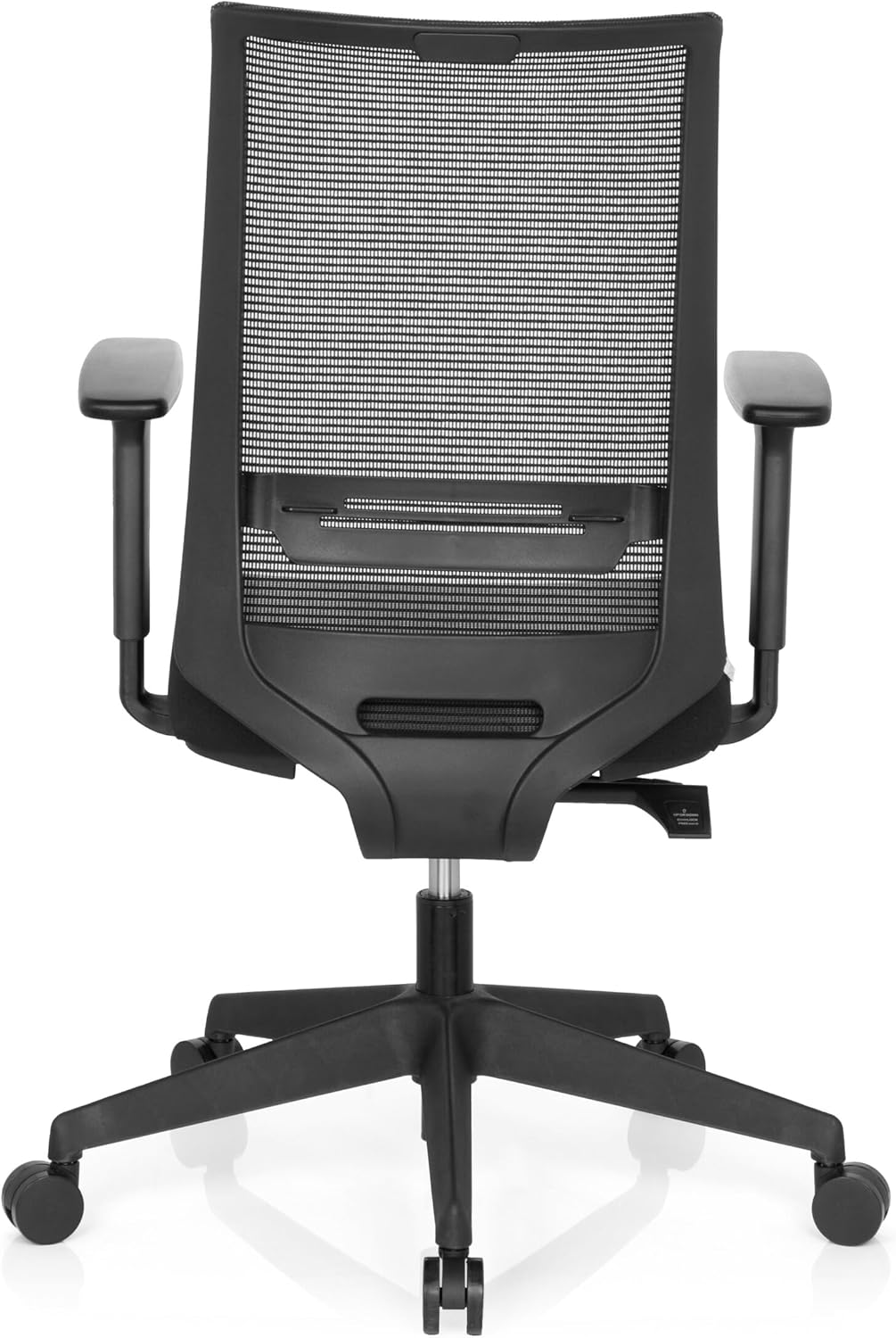 Ergonomische Bureaustoel – Bureaustoel Met Wieltjes – Kantoorstoel – Werkstoel – Computerstoel – Verstelbare Armleuningen – Ademend Mesh Rugleuning – Max. Draaggewicht 120 kg – Zwart