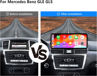 Multimedia Speler – Auto Radio – Touchscreen Navigatie – Carplay Systeem – Android Auto Interface – 12,3 Inch HD Scherm – Duale Besturingssystemen