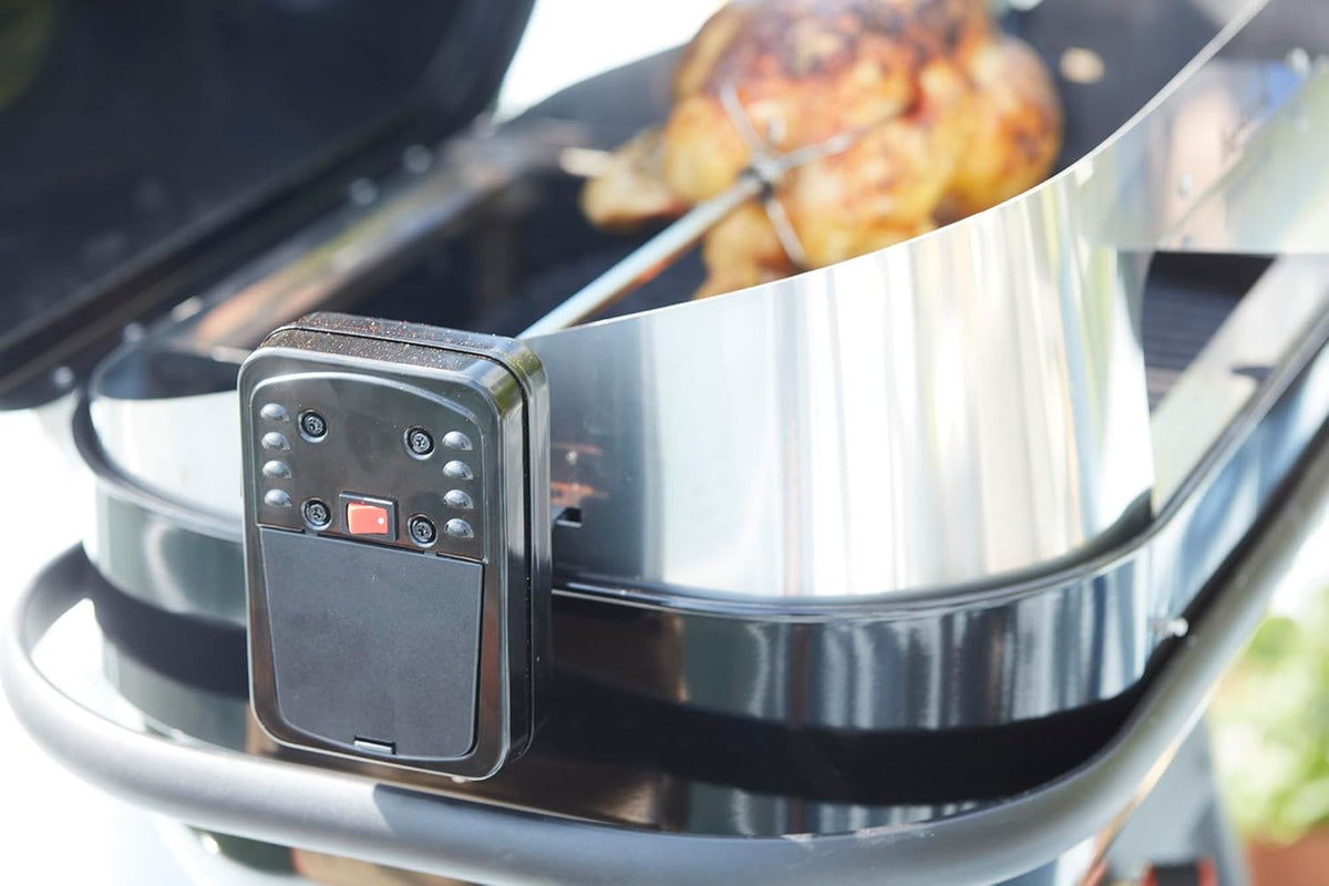 Barbecook Siesta universele spit zwart met 2 spitvorken