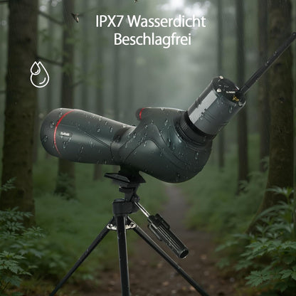 Svbony SV406 20-60x80mm Spotting Scope met SC001 WIFI Camera, HD FMC BAK4, Dubbele Focus, 1,25'' Verwijderbaar Oculair, IPX7 Waterdicht, met Statief, Draagtas, voor Vogels Kijken, Wildlife Fotografie