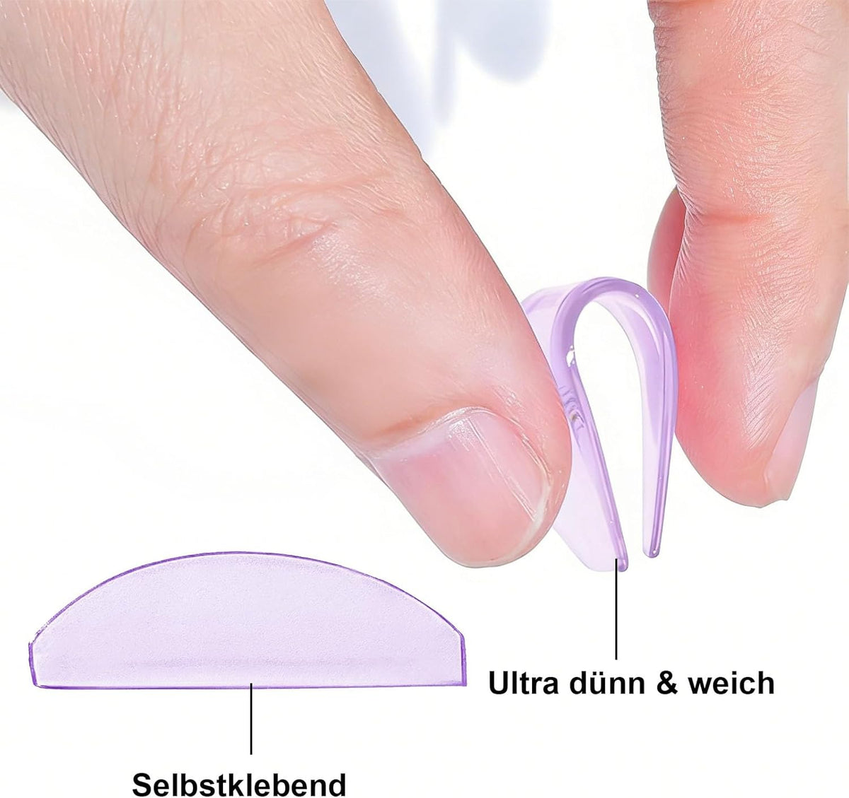 Wimperlifting Pads – Lash Lift Pads – Wimperlift Pads – Onderoogpads – Oogklep – 4 Stuks, Roze – Ultradun & Zelfklevend Zonder Lijm – Zachte Siliconen, Herbruikbaar