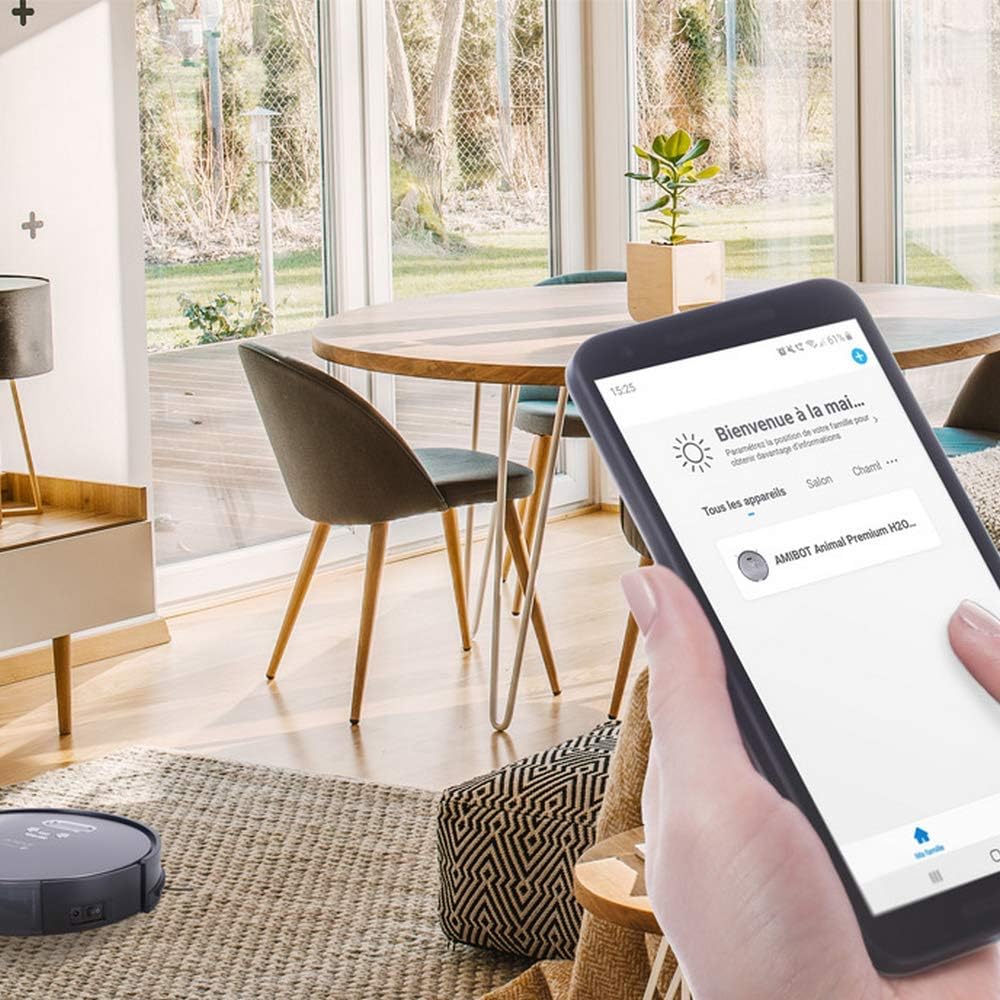 AMIBOT Animal Premium H2O Connect - Robotstofzuiger met dweilfunctie