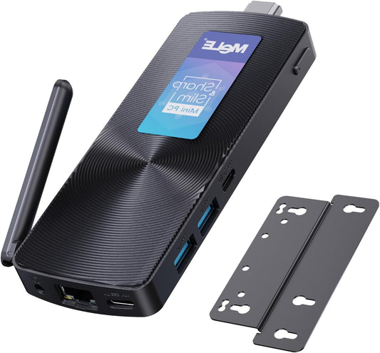 Mini PC – Mini Computer – Fanless PC – Micro PC – PC Stick – N100 Processor – 8GB RAM – 256GB SSD – Ventilatorloos – Compact Formaat