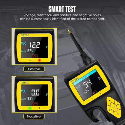Elektrische Systeemtester – Circuit Tester – Diagnosetester – Multimeter – Oscilloscoop – Voor Auto’s 9V-30V – 2,4 Inch LCD-kleurenscherm
