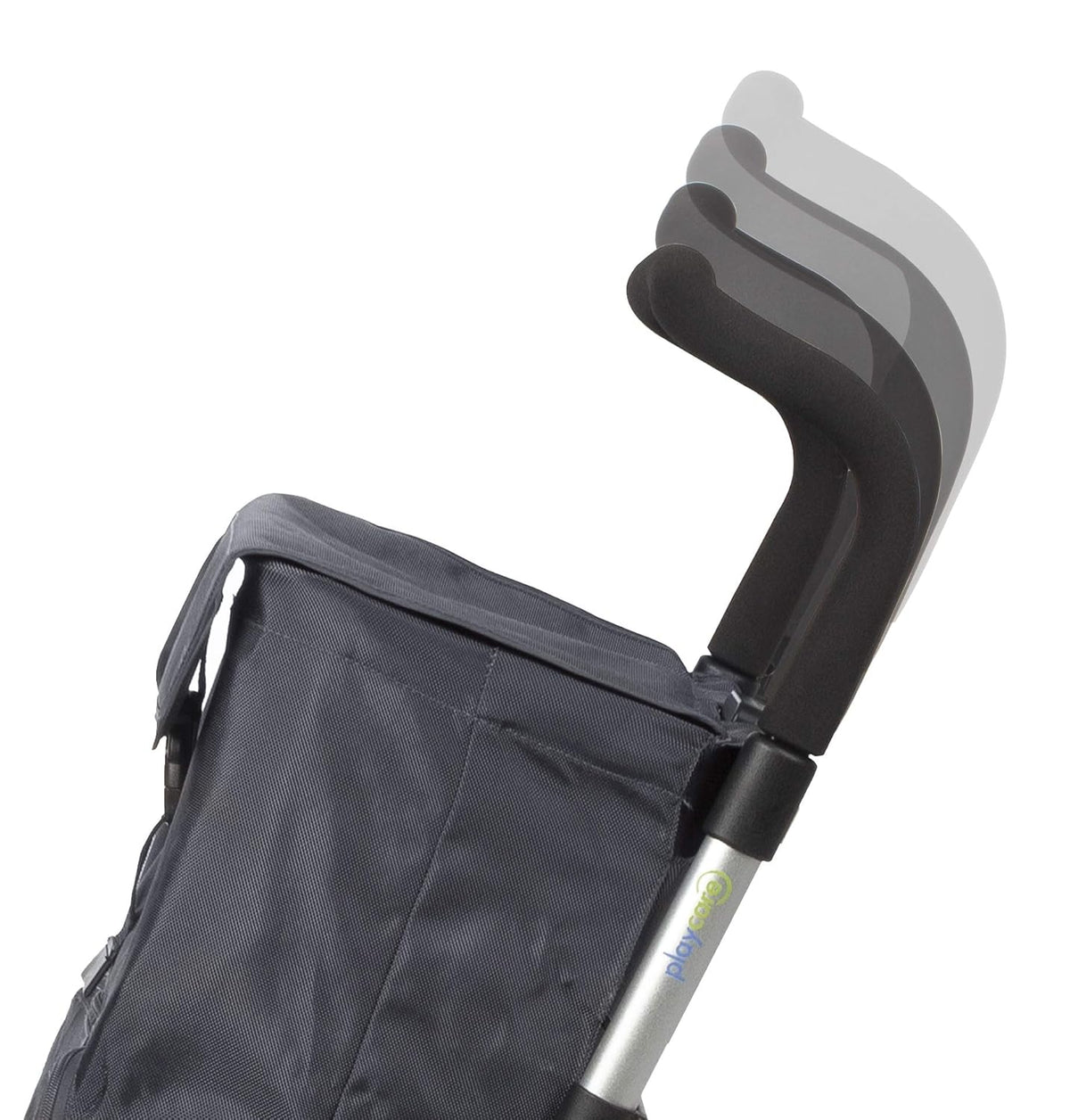 Playmarket Playcare Boodschappentrolley, opvouwbaar, met zwenkwielen, Marengo, grijs