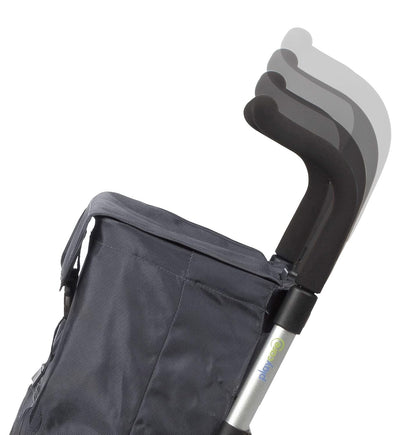 Playmarket Playcare Boodschappentrolley, opvouwbaar, met zwenkwielen, Marengo, grijs