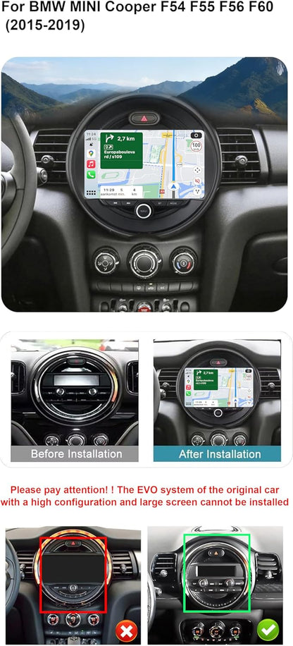 Autoradio – Multimedia Systeem – Navigatie Unit – Auto Stereo – Android Auto – 9 Inch IPS Touchscreen – Draadloze CarPlay – 6GB RAM 128GB Opslag