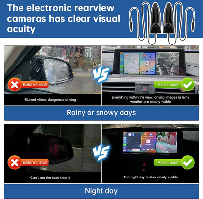 Draadloze CarPlay Android Auto Interface – BMW Multimedia Adapter – Auto Infotainment Module – NBT Systeem Upgrade – Met Elektronische Achteruitrijcamera’s – MirrorLink en Navigatie Ondersteuning