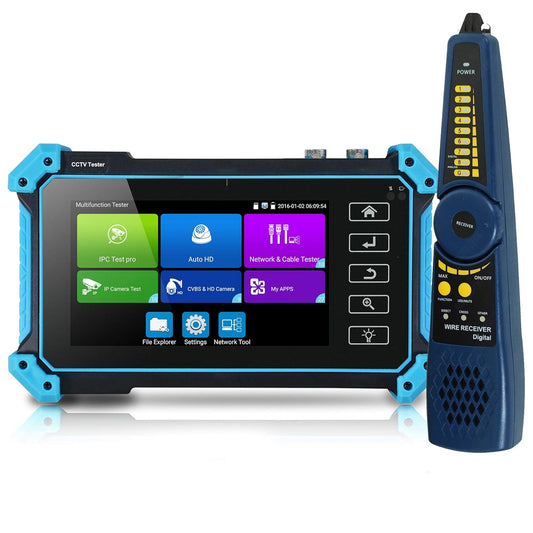 12,7 cm (5 inch) touchscreen coaxiale HD CCTV tester monitor ondersteunt 8MP AHD TVI CVI SDI & 4K IP camera & CVBS camera test, met HDMI VGA-ingang