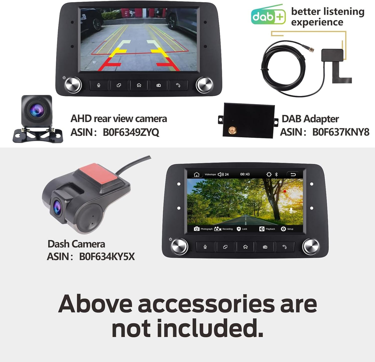 Autoradio – Auto Stereo – Multimedia Speler – Inbouw Radio – Navigatie Systeem – Snelle Opstart Linux Systeem – Draadloze CarPlay & Android Auto