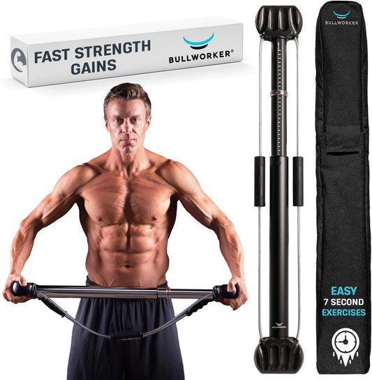 Bullworker Bow Classic - full-body training - portable isometric training device for home, for quick strength training results: Chest, back, arms and abs training machine. - QUORE